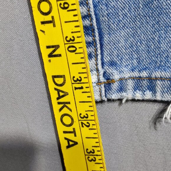 Maryk & Co. jeans low-rise men's size 33/32 hard washed blue Made in Canada - Picture 13 of 14